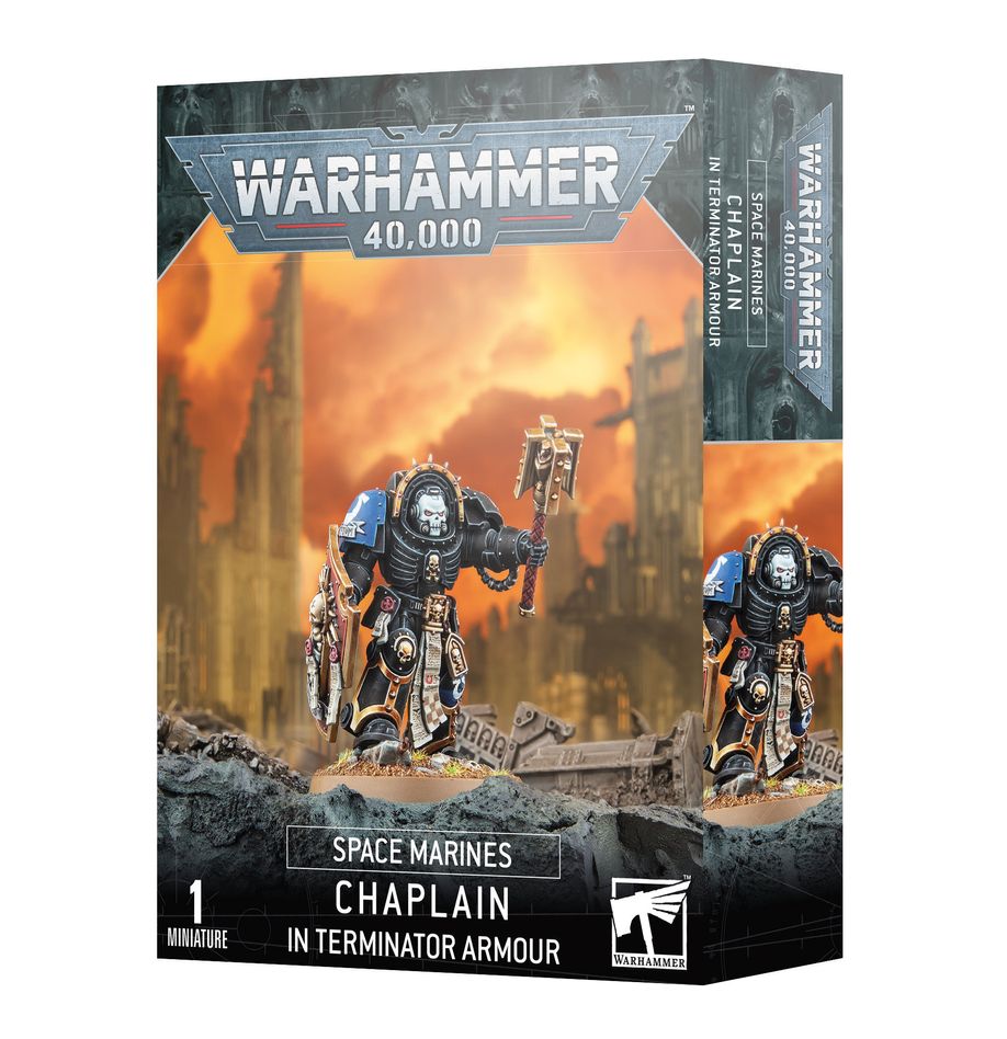 Warhammer 40K Space Marines Chaplain in Terminator Armour